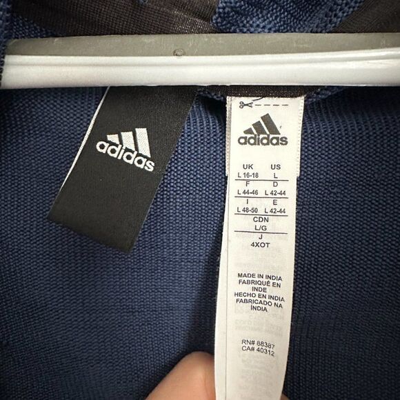NWT, Adidas Hoodie Woven Fabric, Size L - Picture 5 of 8